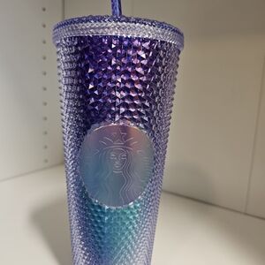 NEW Starbucks Studded Iridescent Purple/Blue Venti Tumbler